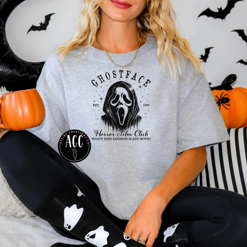Ghostface Horror Film Club - Scary Movies - Attire - Creations Co