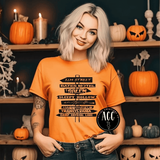 Horror Street Signs - Bates Motel, Sleepy Hollow & more - Attire - Creations Co