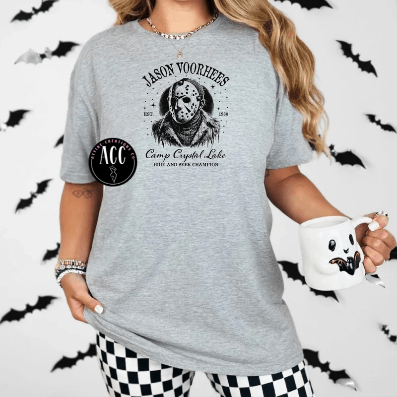 Jason Voorhees - Camp Crystal Lake Tee - Attire - Creations Co