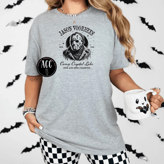 Jason Voorhees - Camp Crystal Lake Tee - Attire - Creations Co