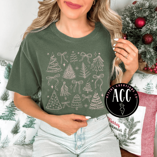 Merry Christmas - Bows & Trees - Attire - Creations Co