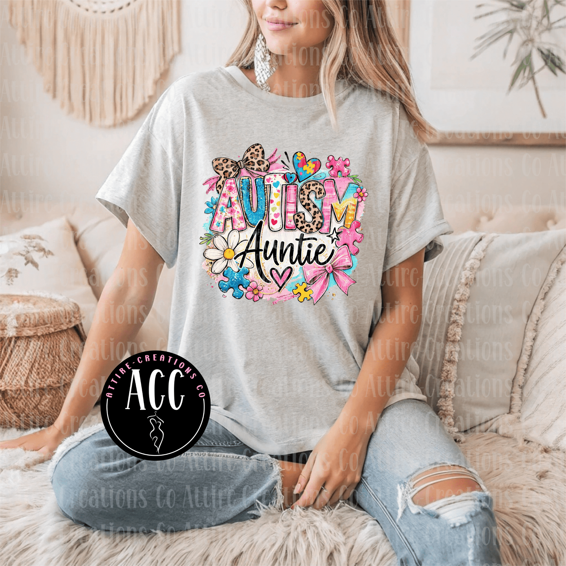 Neurodiversity Tee - Support Autism (T - SHIRT ONLY) - Attire - Creations Co