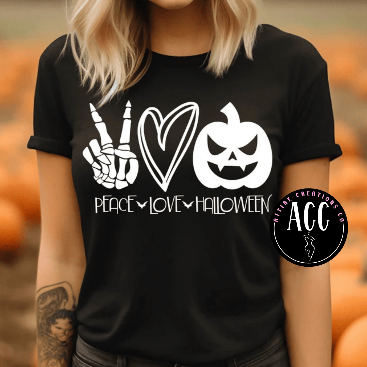 Peace. Love. Halloween - Attire - Creations Co