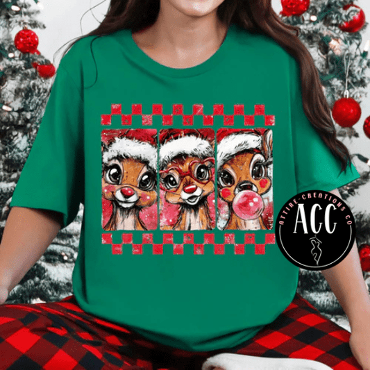 Rudolph Checkered Christmas - Attire - Creations Co